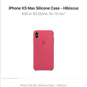 iPhone XS Max Silicone Case, Brand New, White